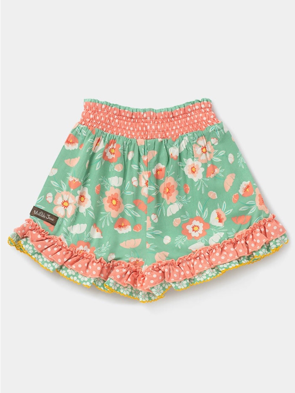 Matilda Jane Dream Chasers Fun House Shorts Size 8 Ruffle Trim
